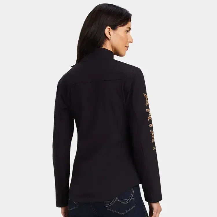 Cheetah Softshell Black Jacket For Men & Women