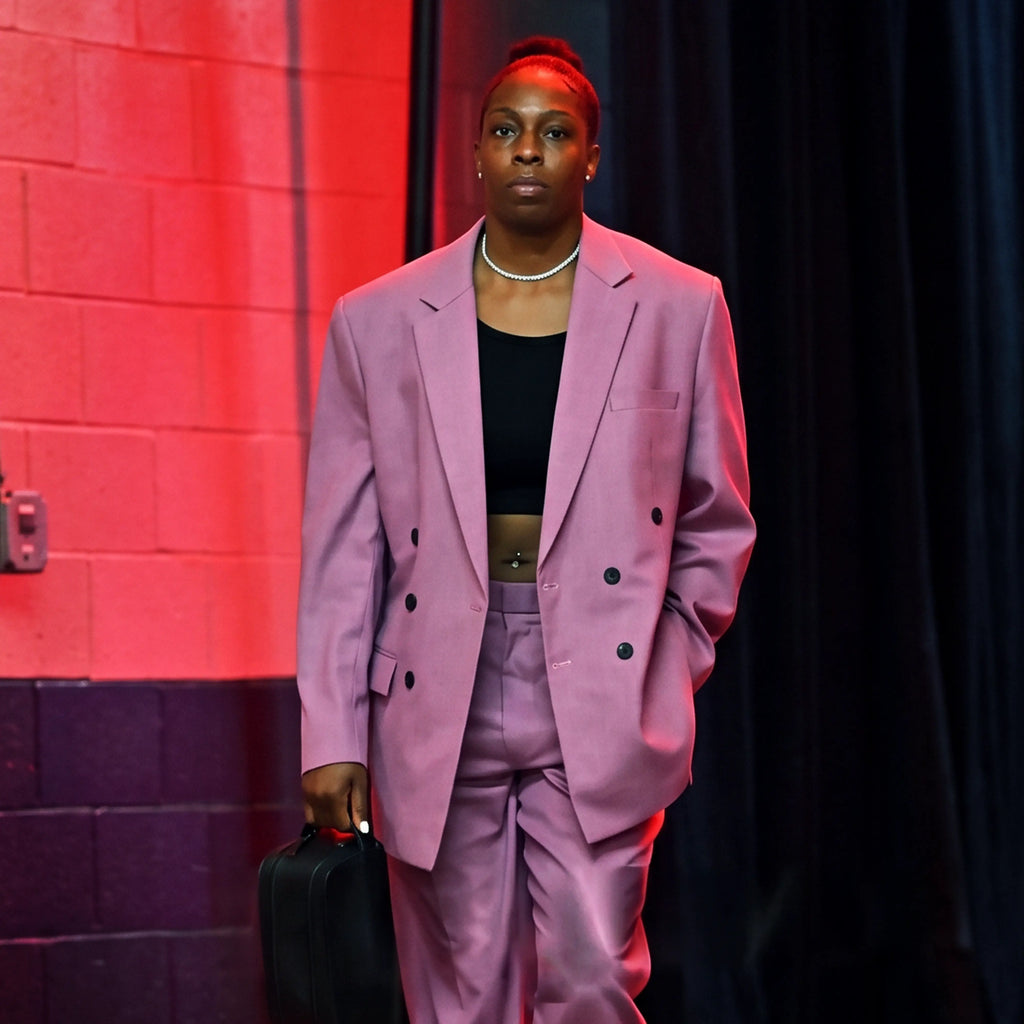 Chelsea Gray WNBA Lavender Coat