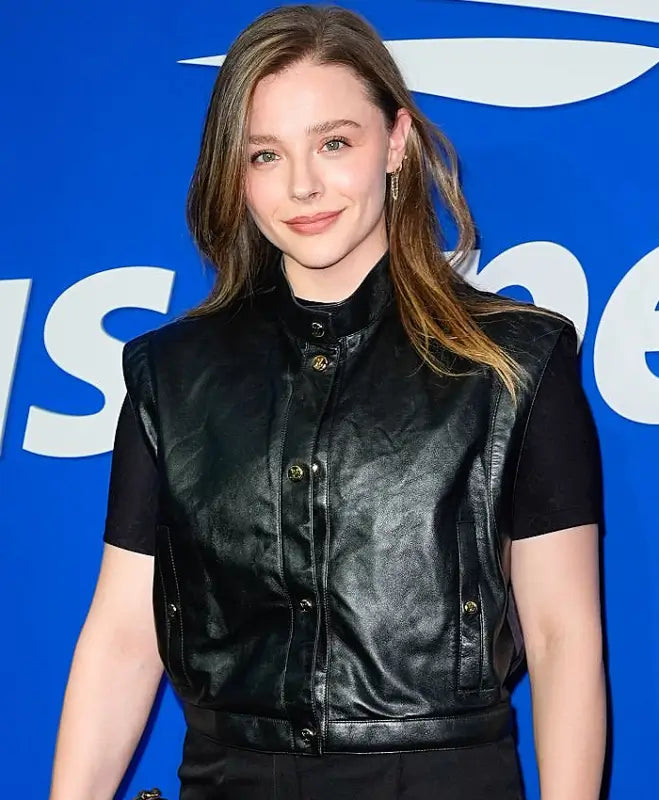 Chloe Moretz US Open 2026 Black Vest