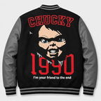 Chucky Good Guys x Reason Black Varsity Jacket
