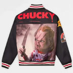 Chucky Halloween Wool Varsity Black Jacket