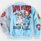 Chucky Love Hurts Varsity Jacket For Men & Women