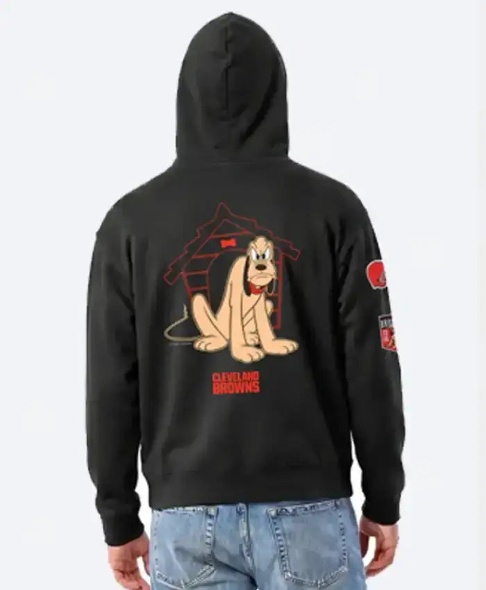 Cleveland Browns Disney x Champion Pluto All-Star Black Hoodie