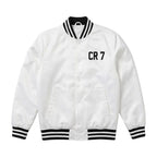 Cr7 Satin Bomber Jacket
