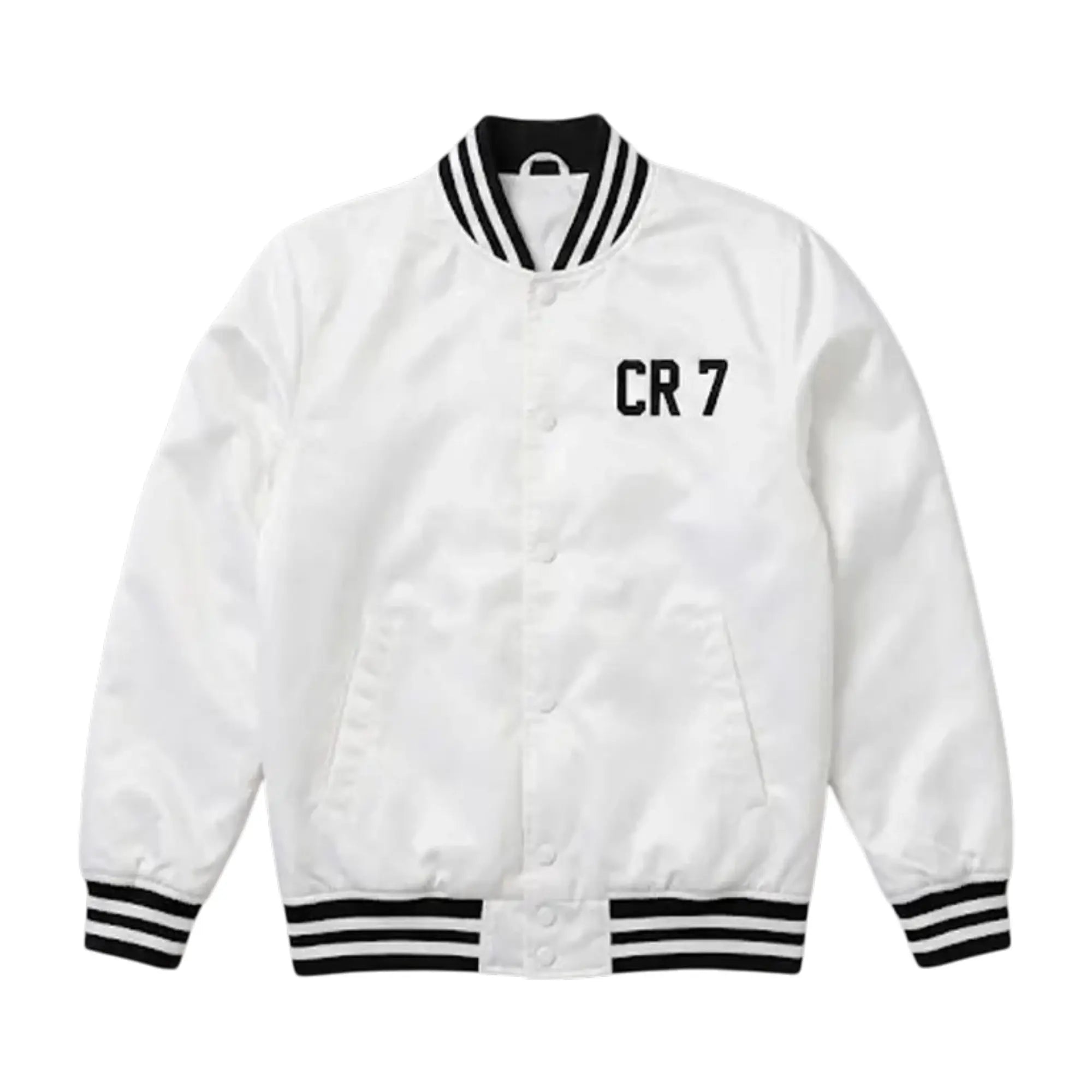 Cr7 Satin Bomber Jacket