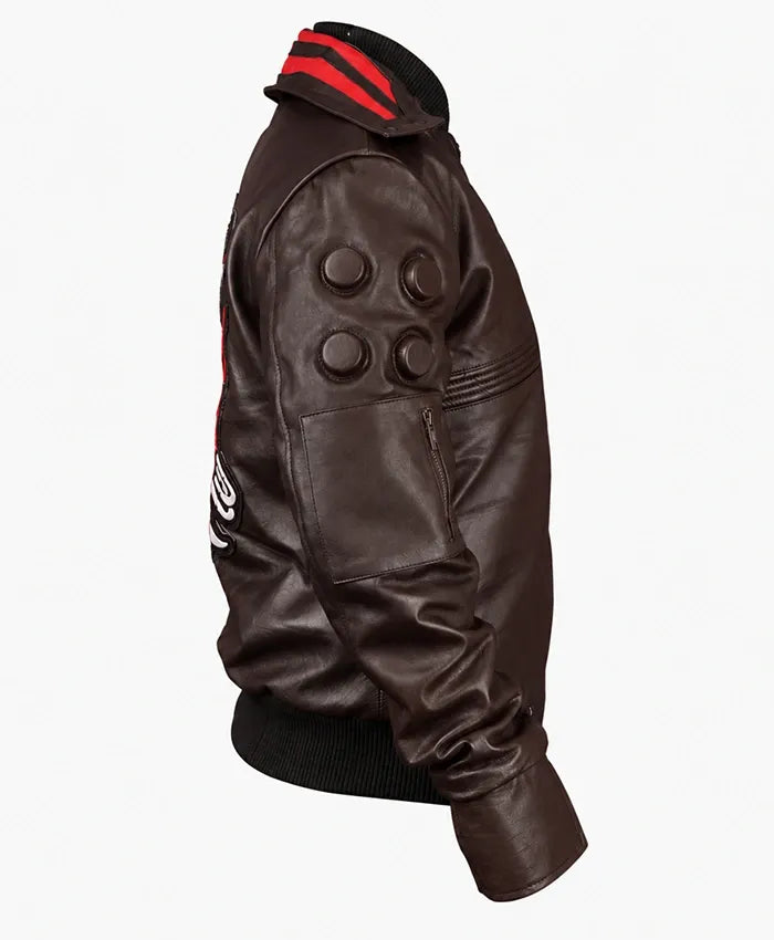 Cyberpunk 2077 Samurai Leather Bomber Jacket