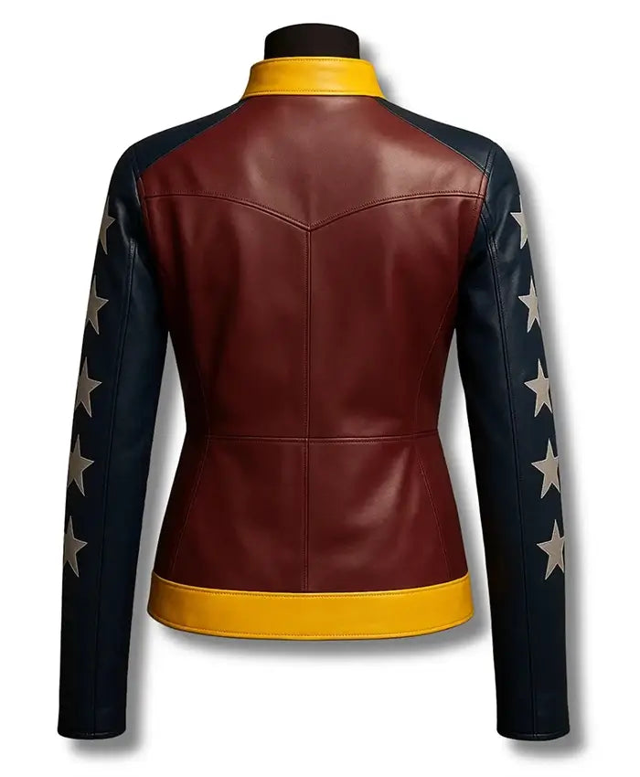 DC Comics Wonder Woman Costume Leather Jacket