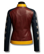 DC Comics Wonder Woman Costume Leather Jacket