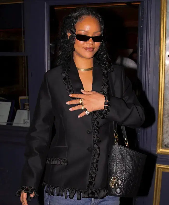 Dinner Paris Rihanna Business Black Jacket
