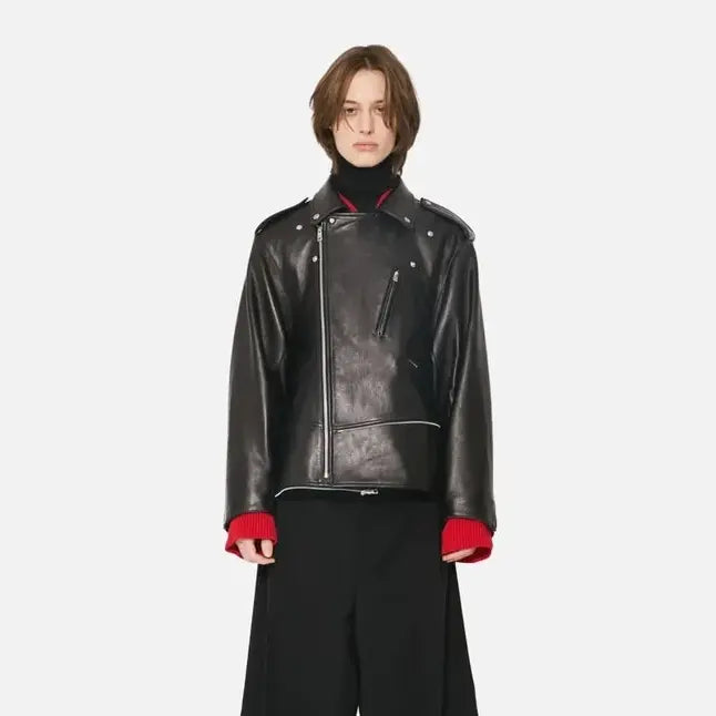 Double-End Vintage Leather GT Riders Jacket