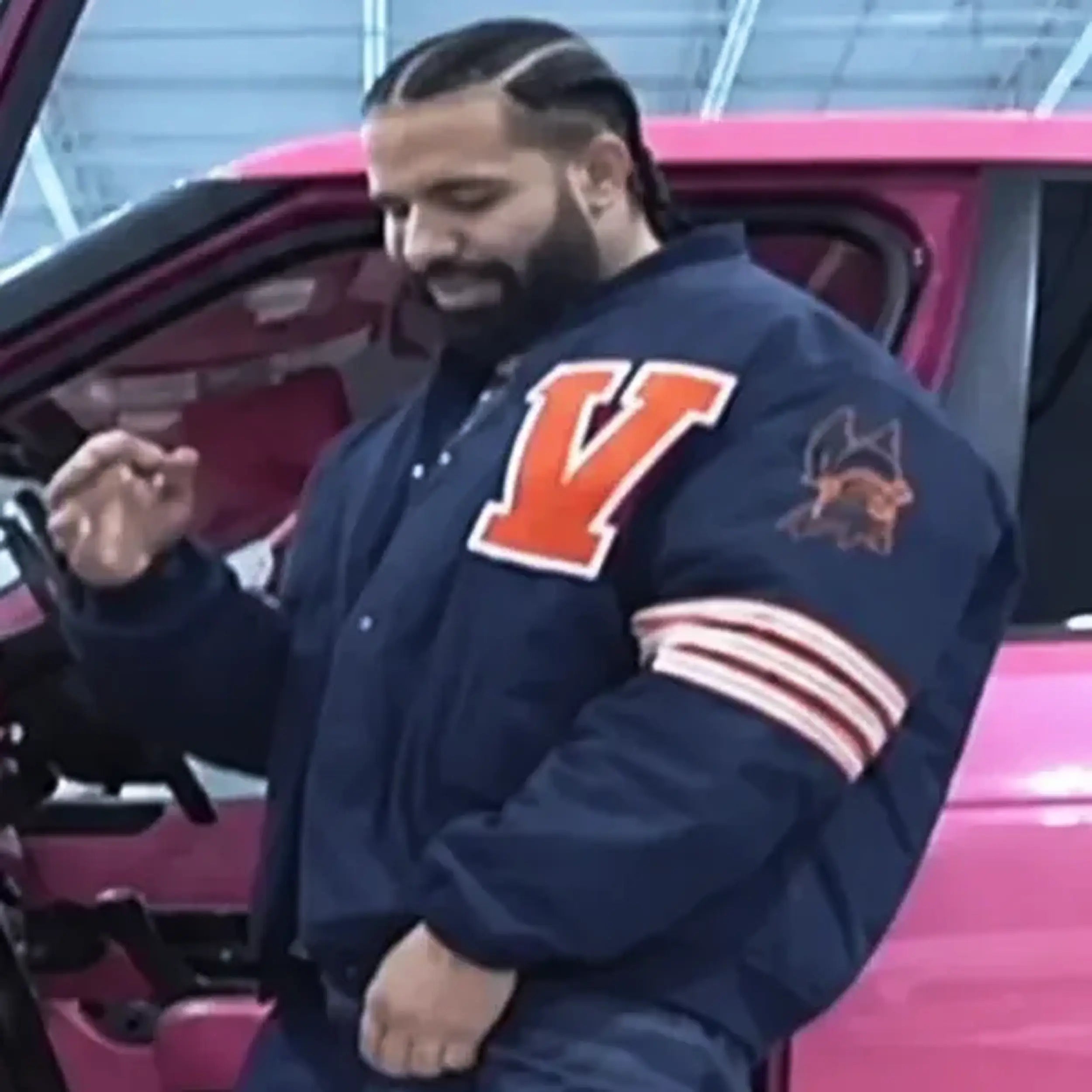 Drake FOMO Not So Short Film Navy  Jacket For Men & Women