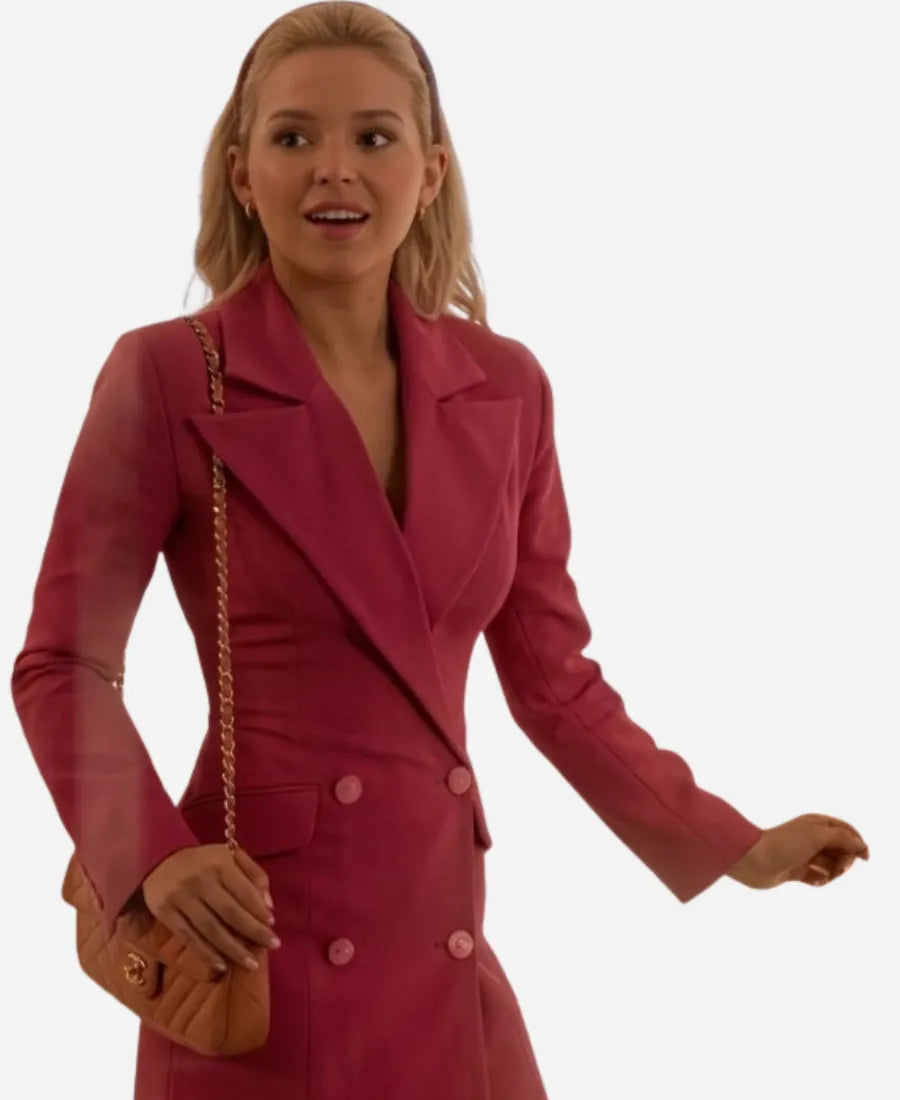 Elle S01 Lexi Minetree Pink Blazer