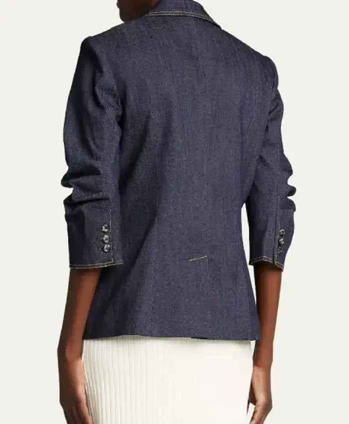 Emily Orozco Blue Denim Blazer