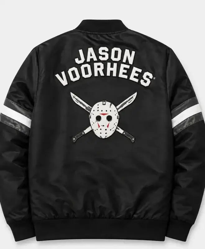 F13 Jason Voorhees Black Bomber Jacket