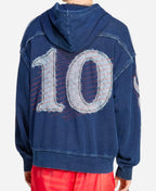 FIFA WC 2026 Japan Blue Hooded Jacket