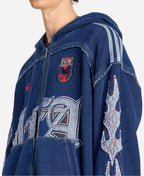 FIFA WC 2026 Japan Blue Zip Hooded Jacket