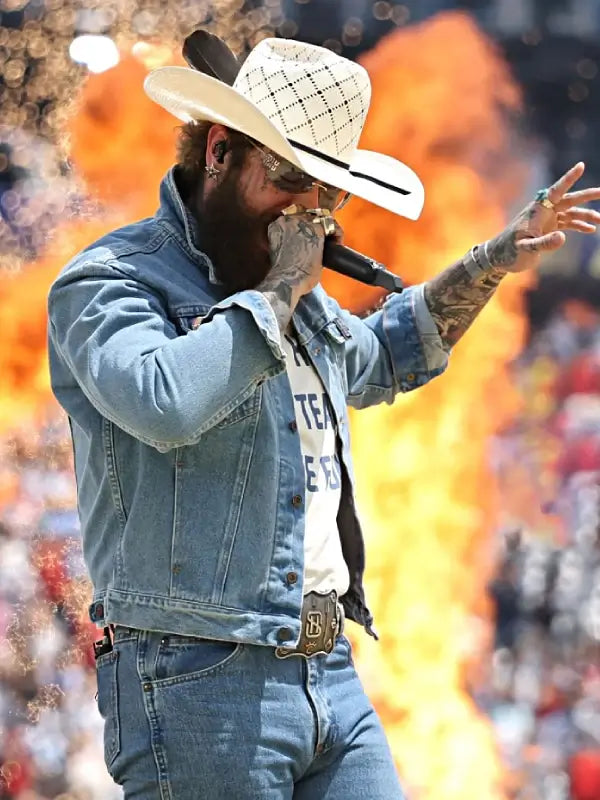 FIFA WC Final Halftime Show Post Malone Jacket