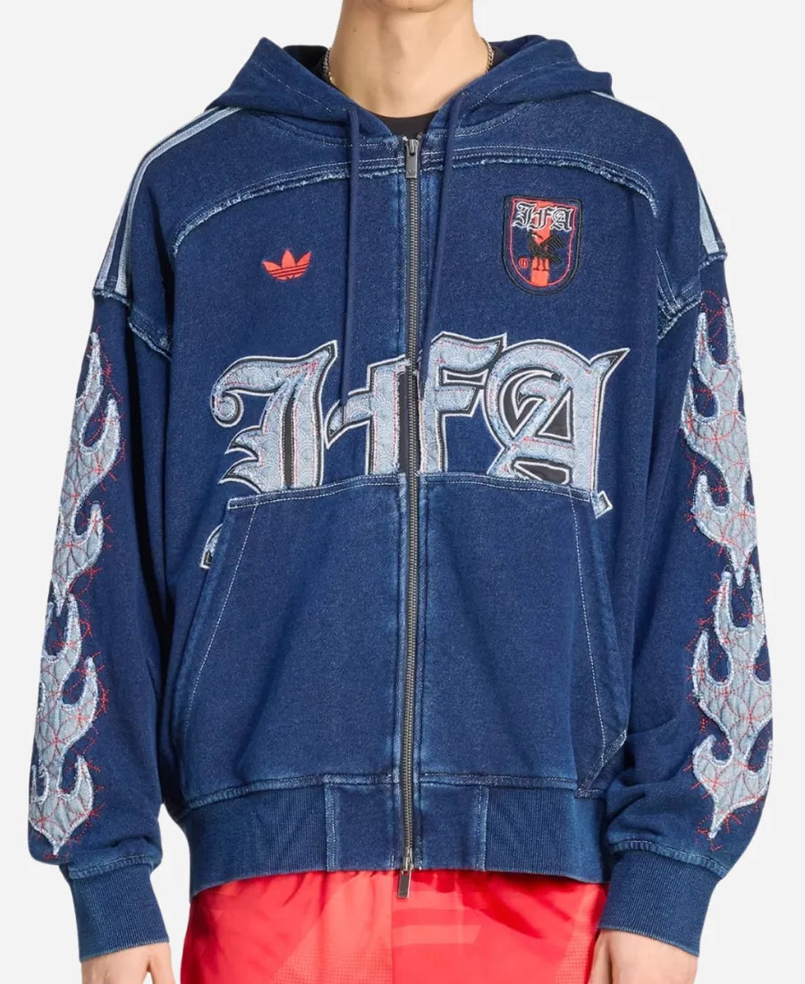 FIFA World Cup 2026 Japan Blue Hooded Jacket