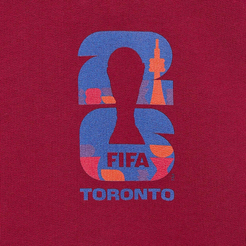 FIFA World Cup 2026 Troronto Pullover Maroon  Hoodie