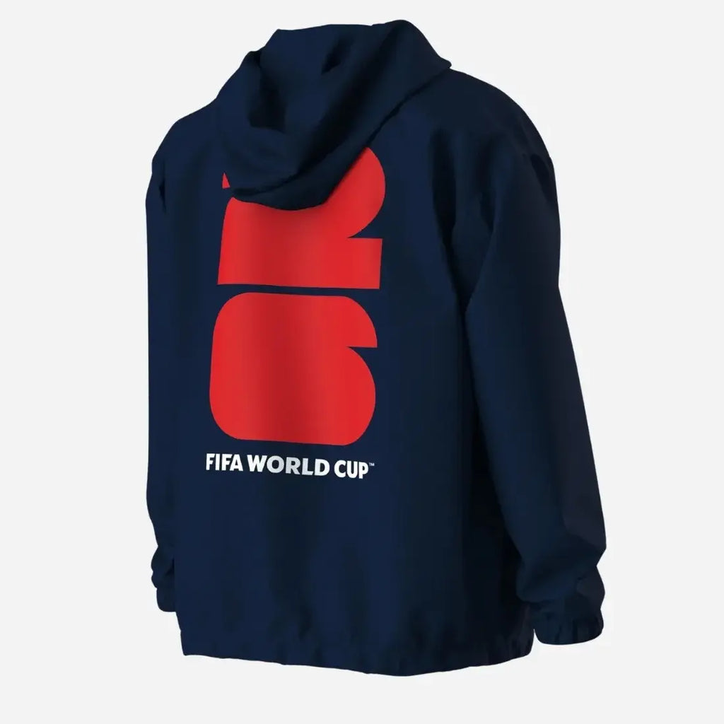 FIFA World Cup 2026 USA Rain Zipper Navy Blue Jacket