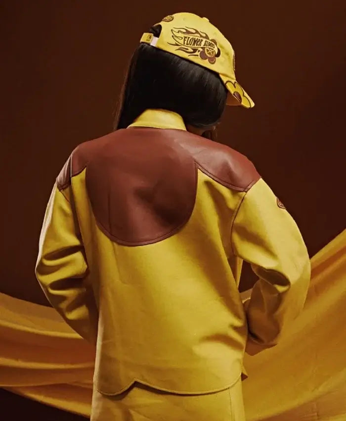 FIFA World Cup Final Halftime Show Swae Lee Yellow Jacket For Men  Women