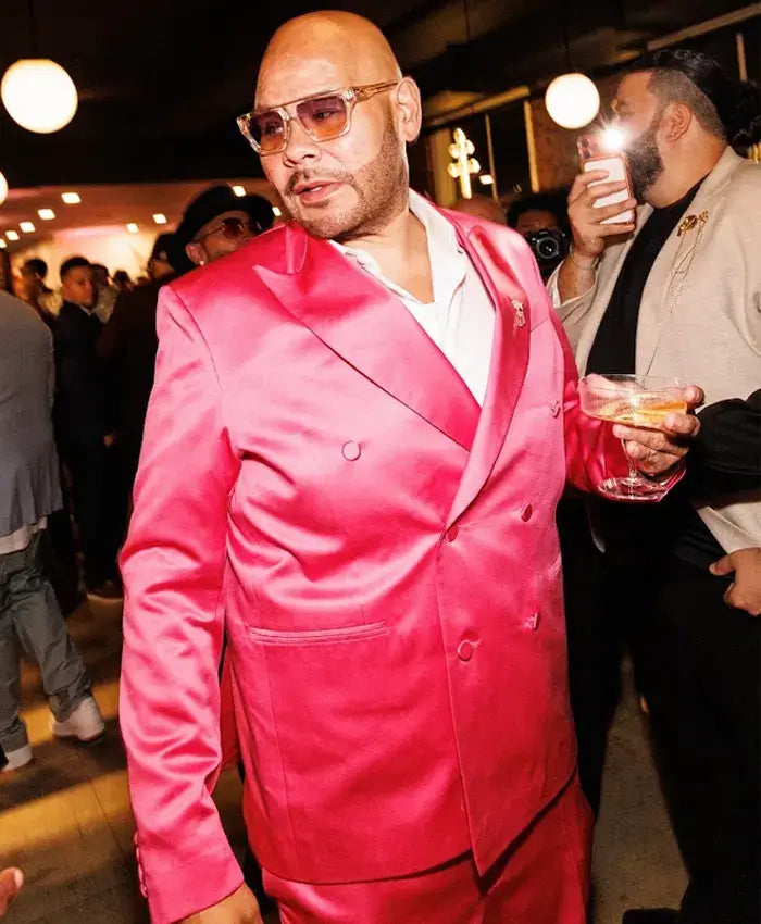 Fat Joe 56th Birthday Party Pink Blazer