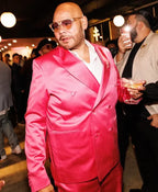 Fat Joe 56th Birthday Party Pink Blazer