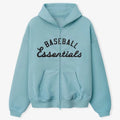 Fear of God Essentials x MLB Full-Zip Sport Blue Hoodie