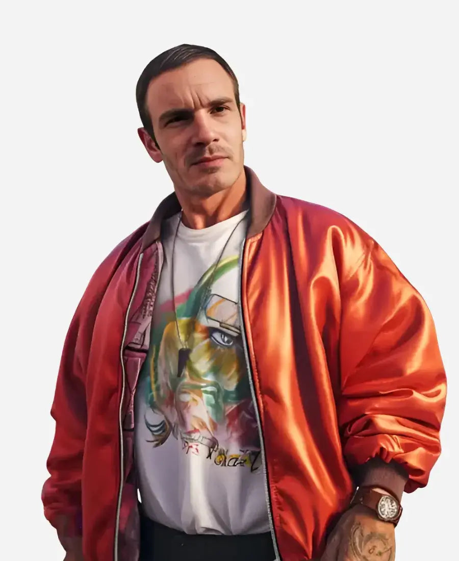 Felix GTA VI Orange Bomber Jacket