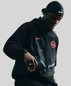 Fifa World Cup 2026 Canada Mesh Anthem Black Jacket