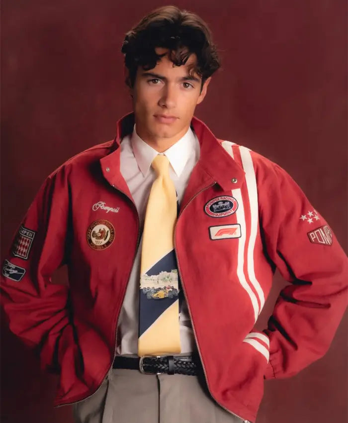 Formula 1 x Pompeii Red Bomber Jacket