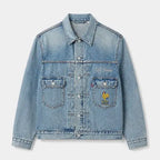   France X Levi’s World Cup Denim Blue Jacket