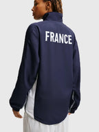 France x Jacquemus Navy Blue Track Zipper Jacket