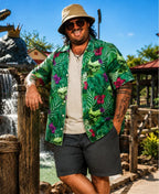 GTA VI Cal Hampton Alien Floral Hawaiian Shirt