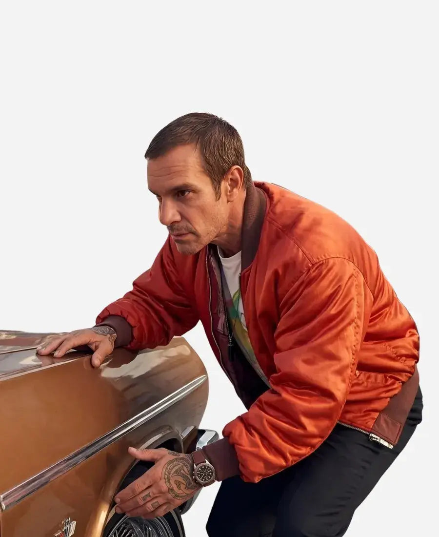 GTA VI Felix Orange Bomber Jacket