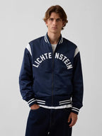 Gap x Lichtenstein Whitney Standing Explosion Varsity Jacket
