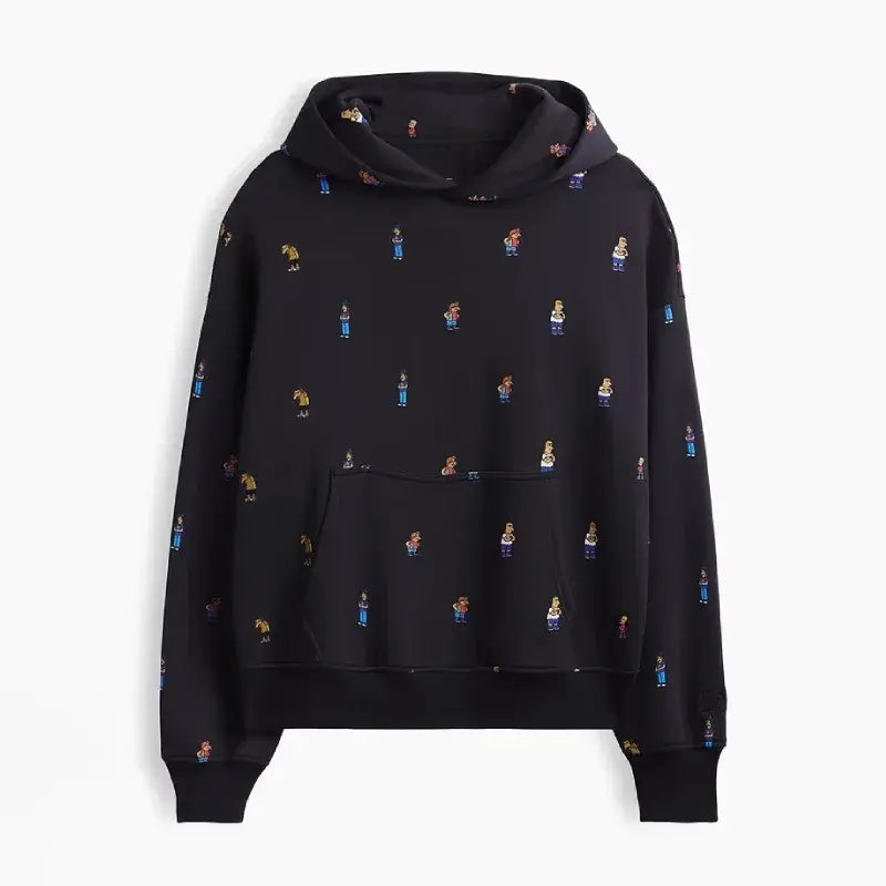 Gap x The Simpsons VintageSoft Black Hoodie
