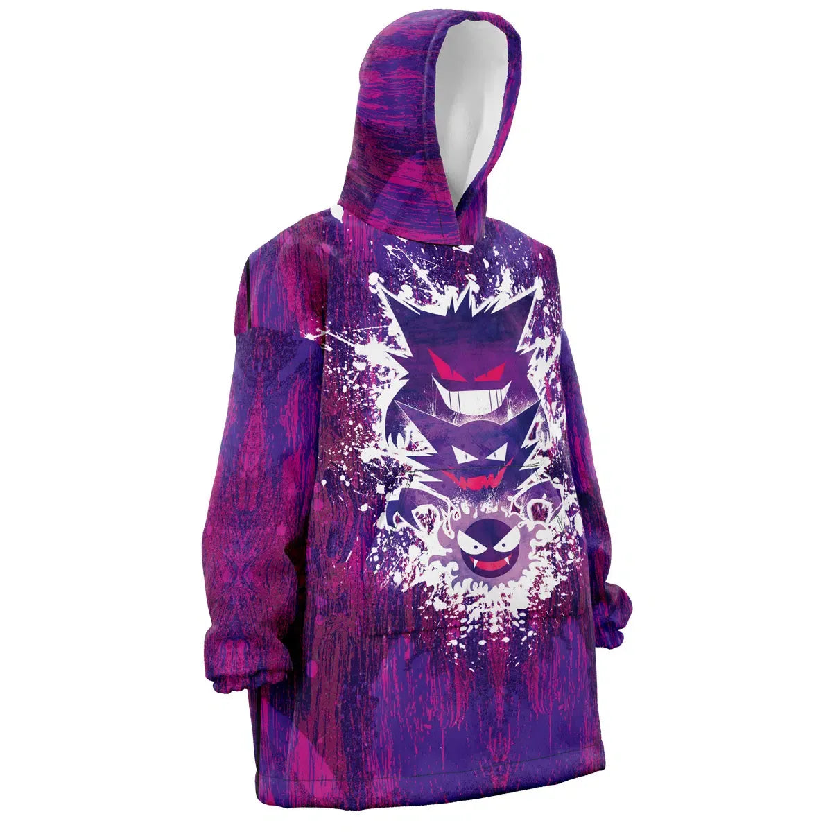 Gastly Haunter Gengar Pokémon Oversized Hoodie