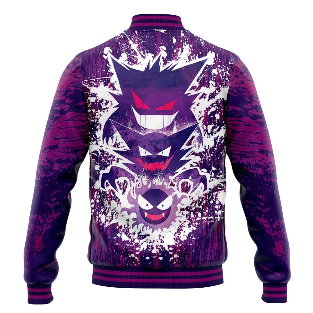 Gastly Haunter Gengar Pokémon Varsity Jacket