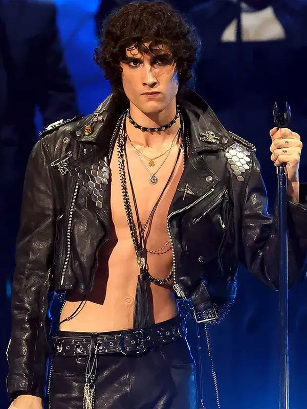 George Michael VMA Black Biker Jacket