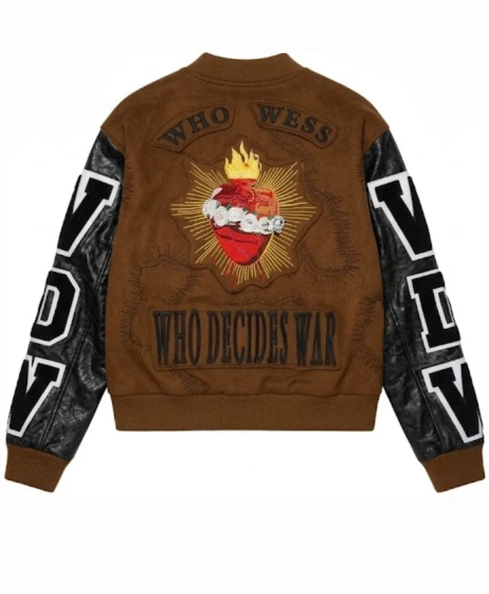 Who Decides War Namesake Varsity Jacket