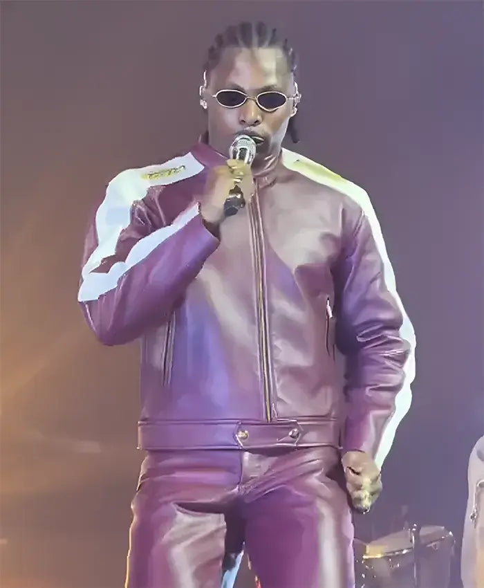 God We Trust Tour Asake Leather Jacket For Men & Women