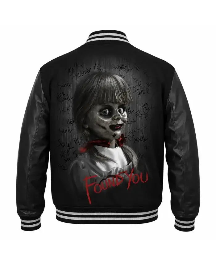 Halloween Annabelle Varsity Jacket