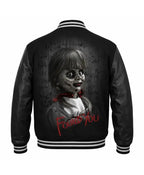 Halloween Annabelle Varsity Jacket