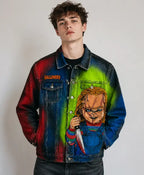 Halloween Chucky Denim Jacket