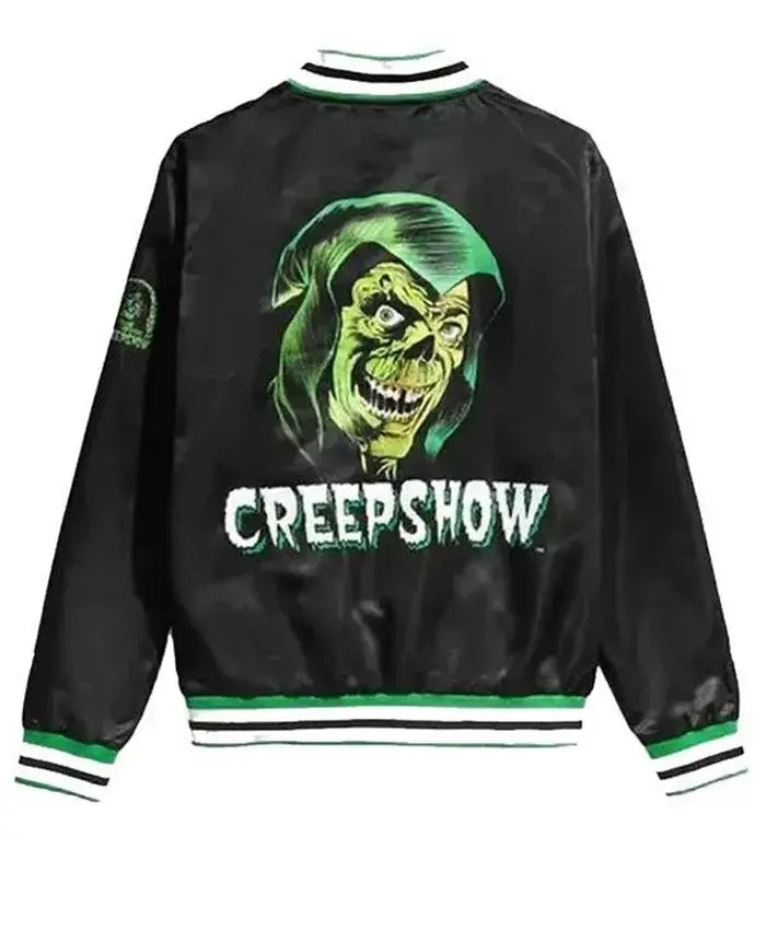 Halloween Creepshow Black Bomber Jacket
