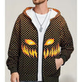 Halloween Evil Pumpkin Face Hooded Jacket