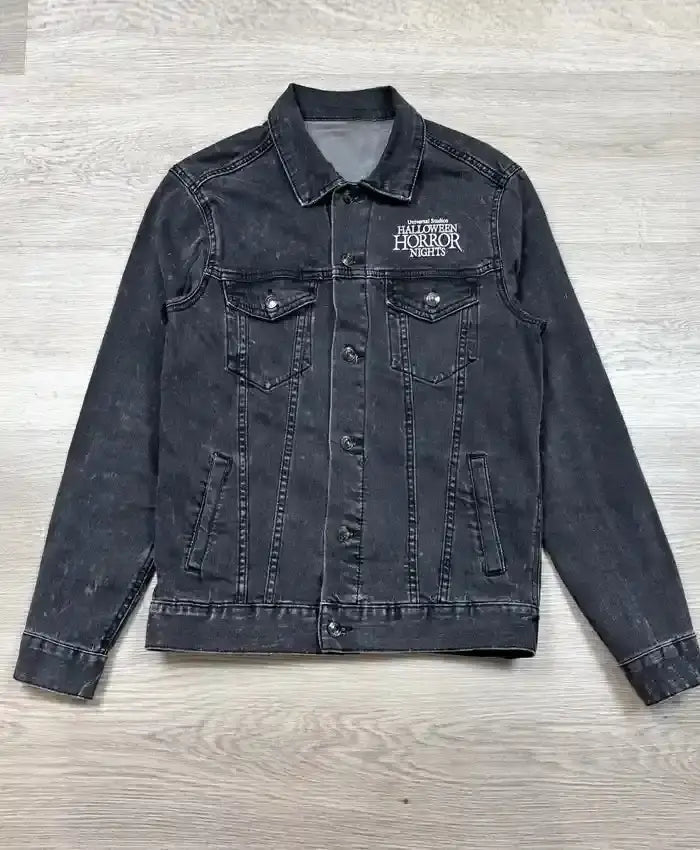 Halloween Horror Nights Black Denim Jacket