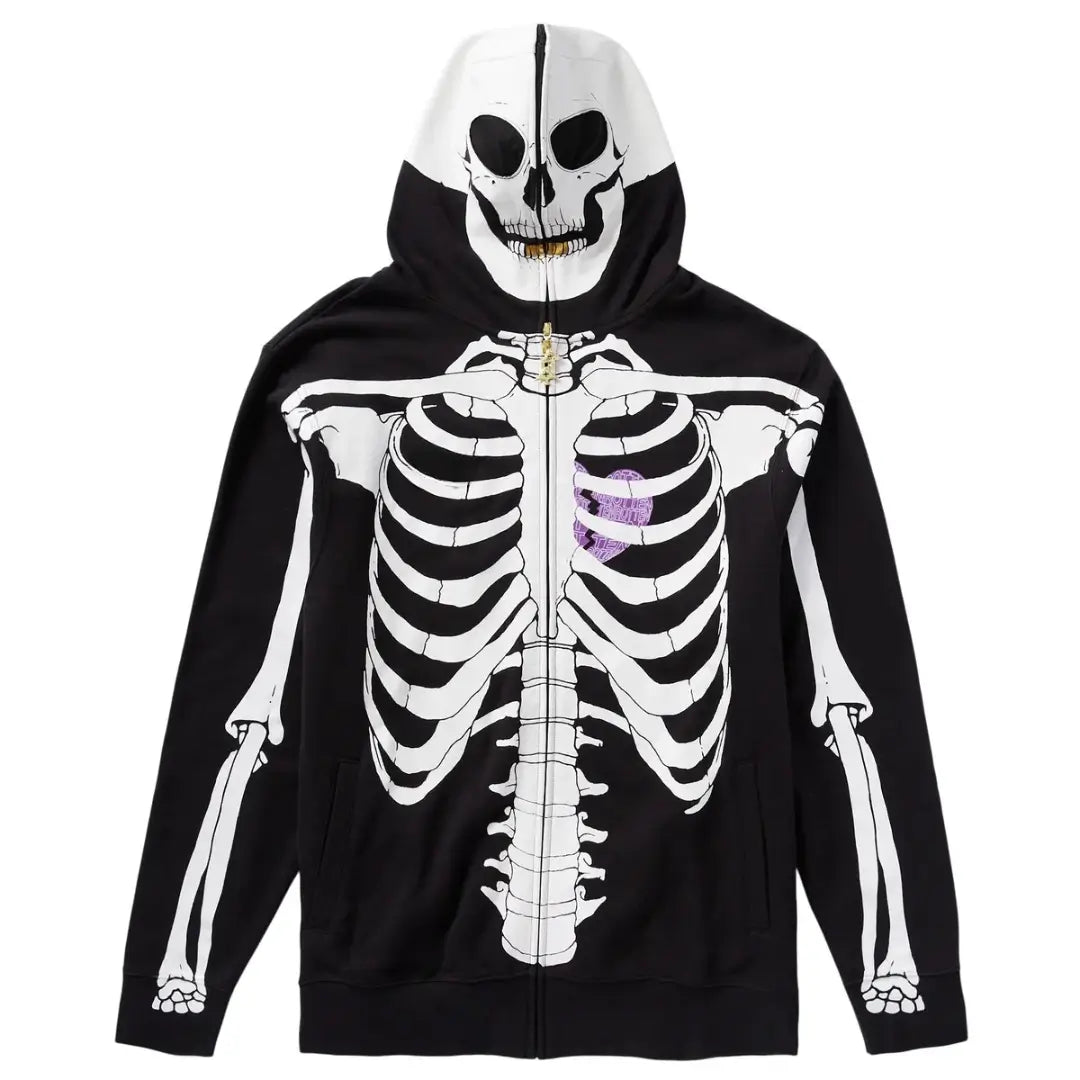 Halloween LRG Dead Serious Zip Black Hoodie