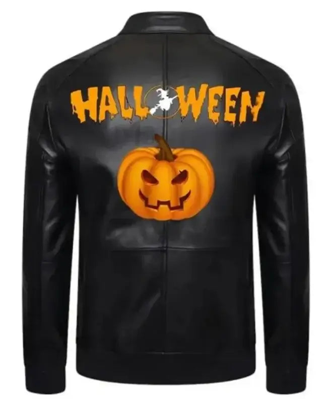 Halloween Leather Motorcycle Jacket